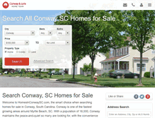 Tablet Screenshot of homesinconwaysc.com